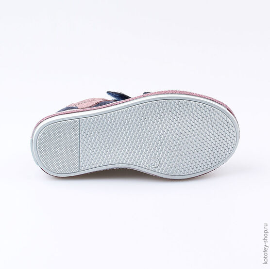 332097-22 Полуботинки для девочки светло-синий фото №3