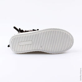 552105-32 Ботинки для девочки серый фото №3