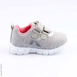 144079-71 Кроссовки для девочки серый фото №2