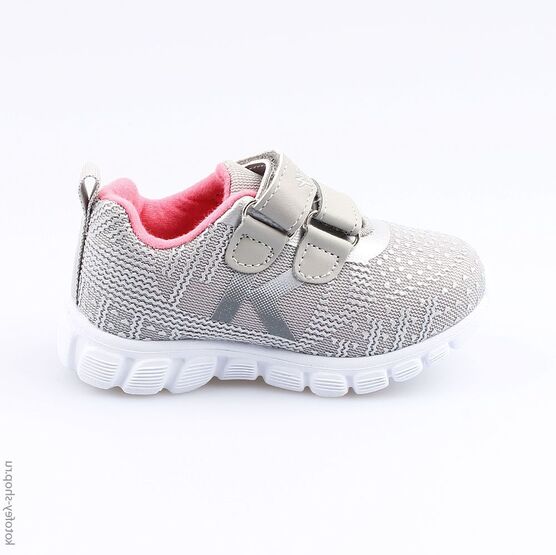 144079-71 Кроссовки для девочки серый фото №2