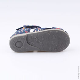 221035-71 Сандалии текстильные для мальчики светло-синий фото №3