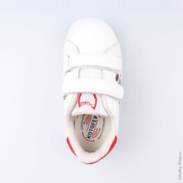 334012-72 Полуботинки для мальчики бел-кра фото №4