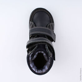 352171-31 Ботинки для мальчики светло-синий фото №4