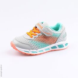 344142-75 Кроссовки для девочки сер-бир