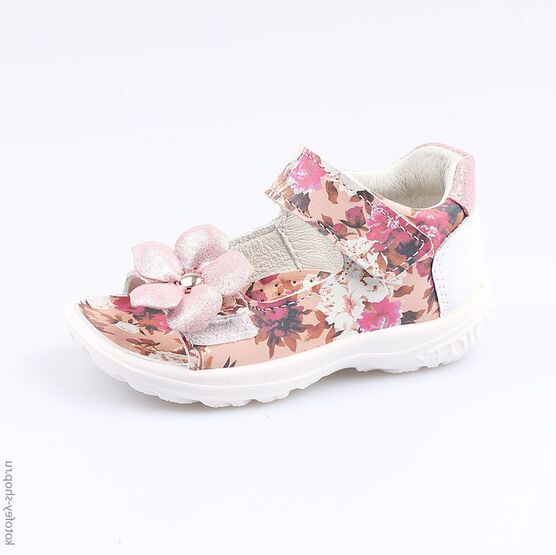 122108-22 Босоножки для девочки кожаные для девочки роз-цве