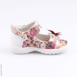 122108-22 Босоножки для девочки кожаные для девочки роз-цве фото №2