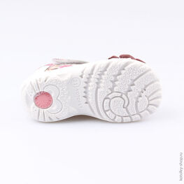 122108-22 Босоножки для девочки кожаные для девочки роз-цве фото №3