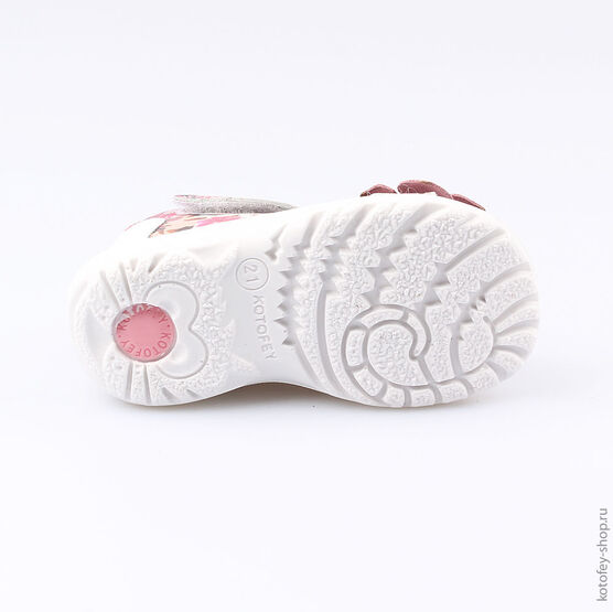 122108-22 Босоножки для девочки кожаные для девочки роз-цве фото №3