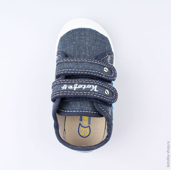 331007-11 Кеды для мальчики светло-синий фото №4
