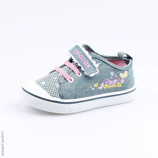 331080-11 Кеды для девочки светло-синий