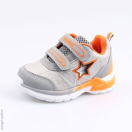 144085-71 Кроссовки для мальчики сер-ора