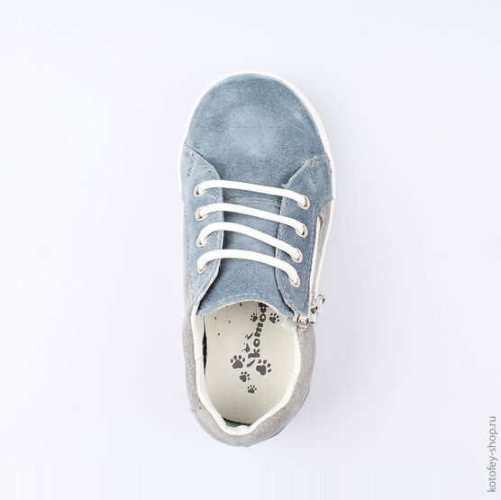 332101-21 Полуботинки для мальчики син-сер фото №4