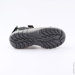 522029-25 Сандалии для мальчики чер-зел фото №3