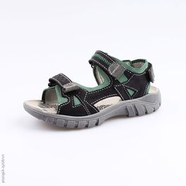 522029-25 Сандалии для мальчики чер-зел