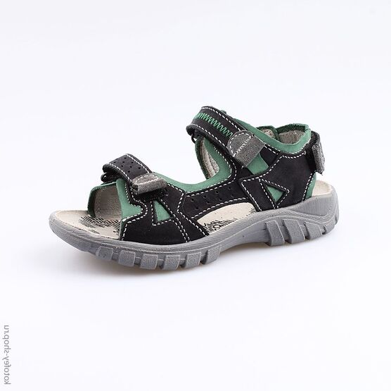 522029-25 Сандалии для мальчики чер-зел