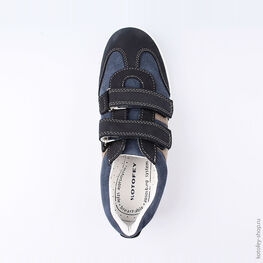 732193-22 Полуботинки для мальчики син-сер фото №4