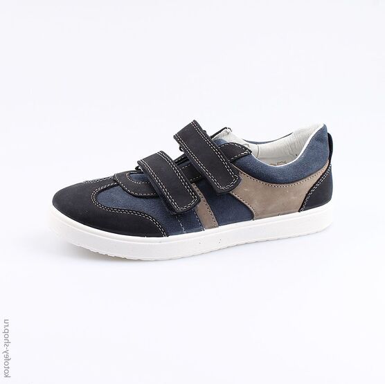 732193-22 Полуботинки для мальчики син-сер