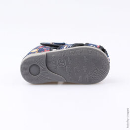 021003-71 Сандалии текстильные для мальчики светло-синий фото №3