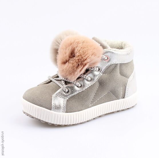 354023-32 Ботинки для девочки серый