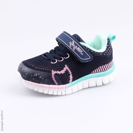 144059-72 Кроссовки для девочки син-роз