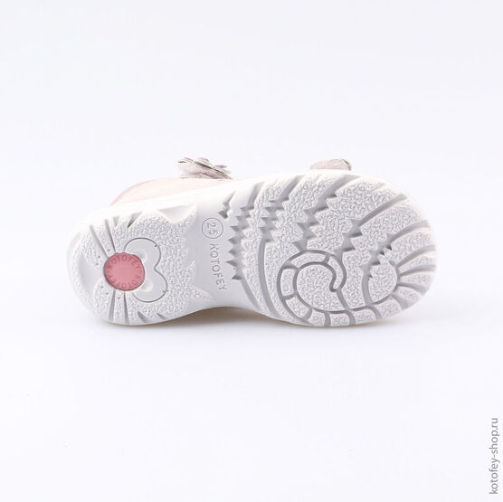 322049-21 Босоножки для девочки бежевый фото №3