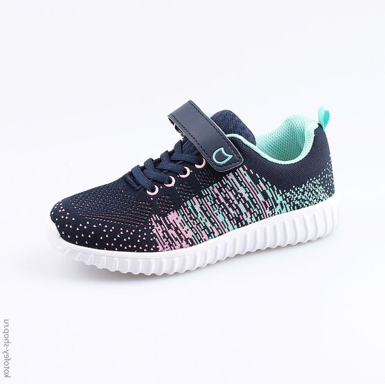 641009-71 Кроссовки для девочки син-бир