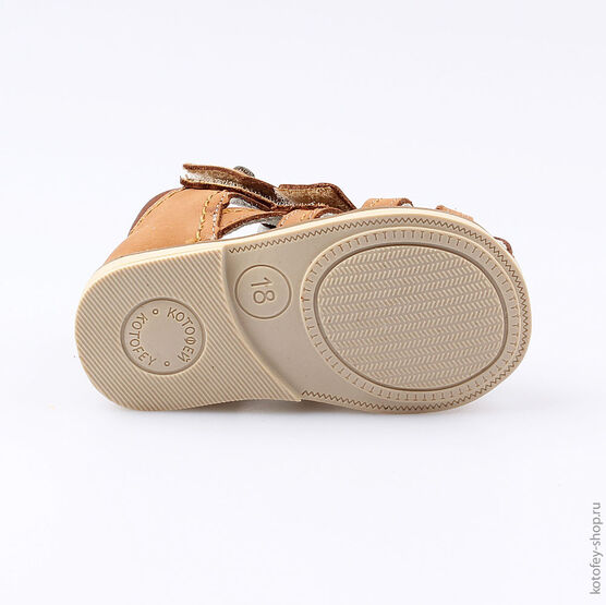 022089-22 Туфли летние для мальчики коричневый фото №3