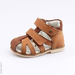 022089-22 Туфли летние для мальчики коричневый