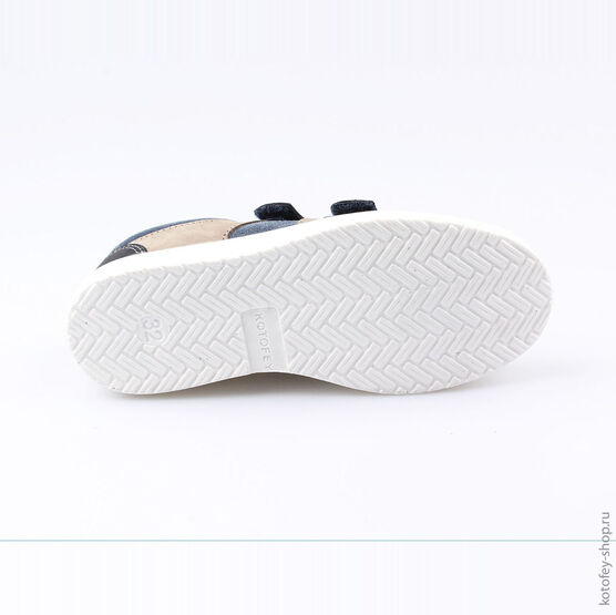 632250-22 Полуботинки для мальчики син-сер фото №3