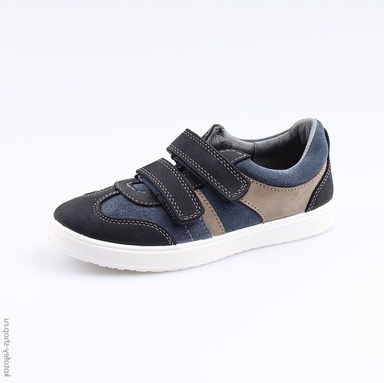 632250-22 Полуботинки для мальчики син-сер