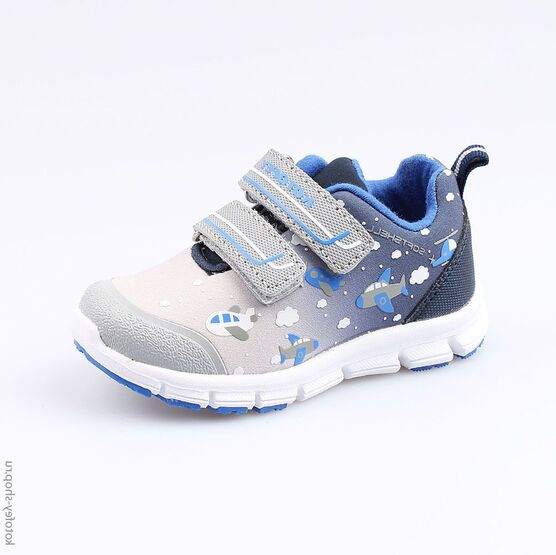 144082-71 Кроссовки для мальчики сер-син