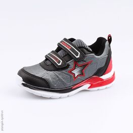 344169-71 Кроссовки для мальчики сер-кра