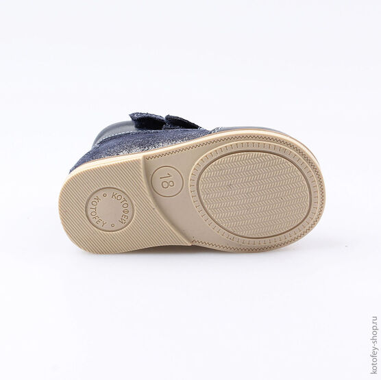 052134-21 Ботинки для девочки светло-синий фото №3