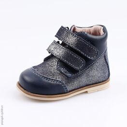 052134-21 Ботинки для девочки светло-синий