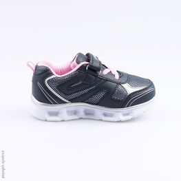 344170-73 Кроссовки с LED-подсветкой на подошве для девочки син-роз фото №2