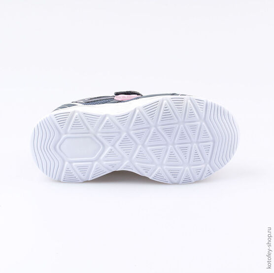 344170-73 Кроссовки с LED-подсветкой на подошве для девочки син-роз фото №3