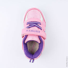 144078-72 Кроссовки с LED-подсветкой на подошве для девочки розовый фото №4