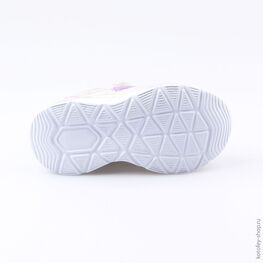 344170-71 Кроссовки с LED-подсветкой на подошве для девочки серебрист. фото №3