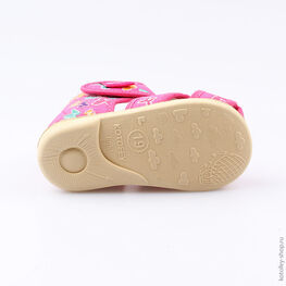 021004-71 Босоножки текстильные для девочки фуксия фото №3