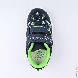 144083-71 Кроссовки для мальчики син-сал фото №4