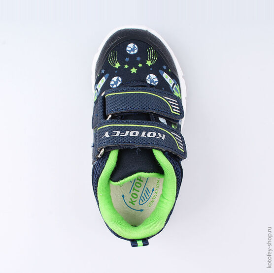 144083-71 Кроссовки для мальчики син-сал фото №4