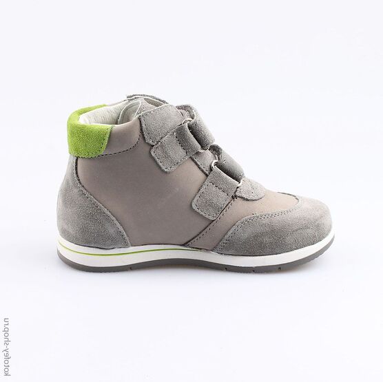 352167-22 Ботинки для мальчики сер-сал фото №2