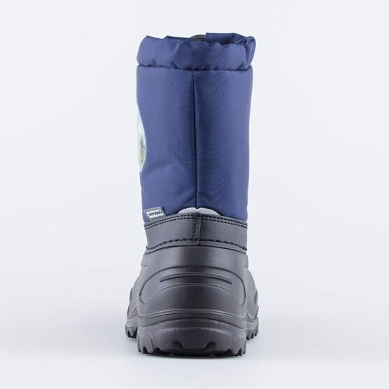 664128-41 Сноубутсы с защитой от снега Динозавр для мальчики синий фото №5