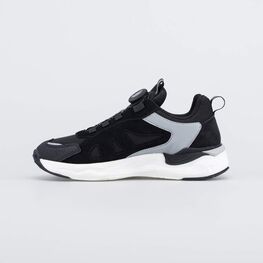 744256-71 Кроссовки с Softshell + система быстрой шнуровки для мальчики черный фото №2