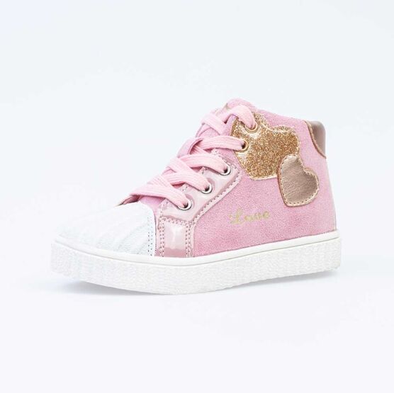 354051-21 Ботинки для девочки розовый