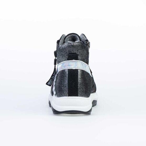 552199-31 Ботинки для девочки чер-срб фото №5