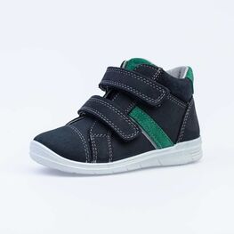 352220-23 Ботинки на липучках для мальчики син-зел