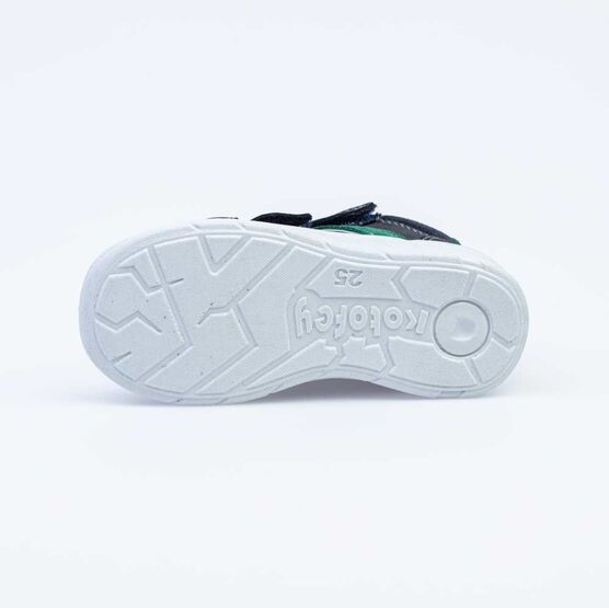 352220-23 Ботинки на липучках для мальчики син-зел фото №3