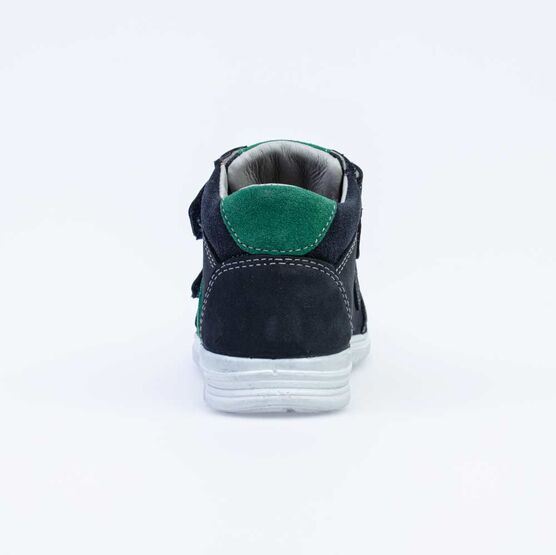 352220-23 Ботинки на липучках для мальчики син-зел фото №5