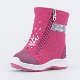067017-42 Валенки для девочки Олененок фуксия для девочки розовый